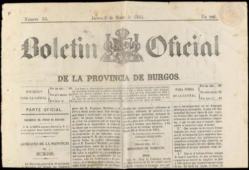 ESPAÑA. TIMBRES PARA PERIÓDICOS 1859-77. Conjunto de 8 perió