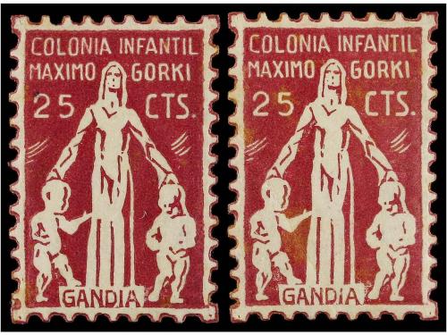ESPAÑA GUERRA CIVIL. GANDIA. COLONIA INFANTIL MAXIMO GORKI. 