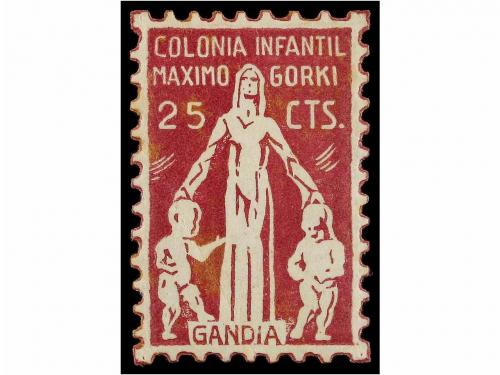 ESPAÑA GUERRA CIVIL. GANDIA. COLONIA INFANTIL MAXIMO GORKI. 