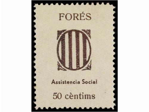 ESPAÑA GUERRA CIVIL. FORÉS. ASSISTENCIA SOCIAL. SERIE COMPLE
