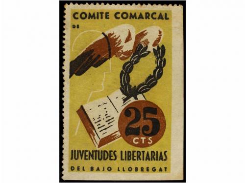 ESPAÑA GUERRA CIVIL. PRAT DE LLOBREGAT. JUVENTUDES LIBERTARI