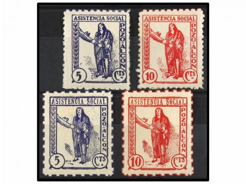 ESPAÑA GUERRA CIVIL. POZO ALCON. ASISTENCIA SOCIAL. Conjunto