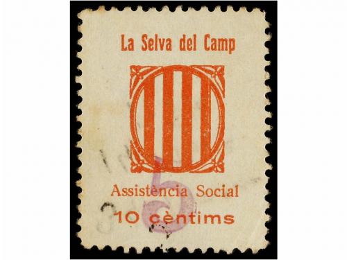 ESPAÑA GUERRA CIVIL. LA SELVA DEL CAMP SOCIAL. ASSISTÈNCIA S