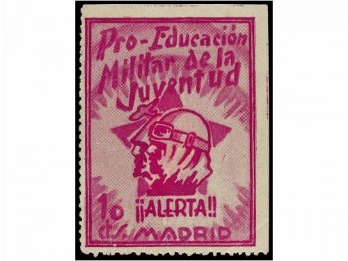ESPAÑA GUERRA CIVIL. MADRID. PRO-EDUCACIÓN MILITAR DE LA JUV