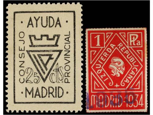 ESPAÑA GUERRA CIVIL. MADRD. I.R. SERIE COMPLETA. (All. 10/11