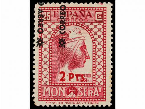 ** ESPAÑA. Ed. 783, 786hdv. 1 pta. s. 25 cts. y 2 pts. s. 25