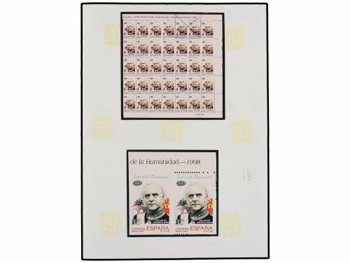 ** ESPAÑA. Ed. 3606. DERECHOS HUMANOS. 35 pts. multicolor. 