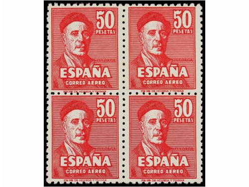 ** ESPAÑA. Ed. 1015/16. SERIE COMPLETA en bloques de cuatro.