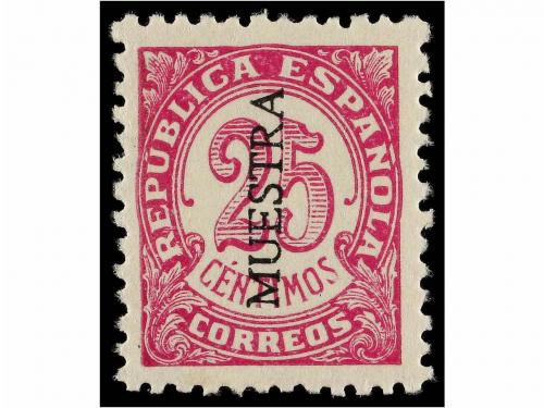 ** ESPAÑA. Ed. 745/49M. SERIE COMPLETA. Habilitación MUESTRA