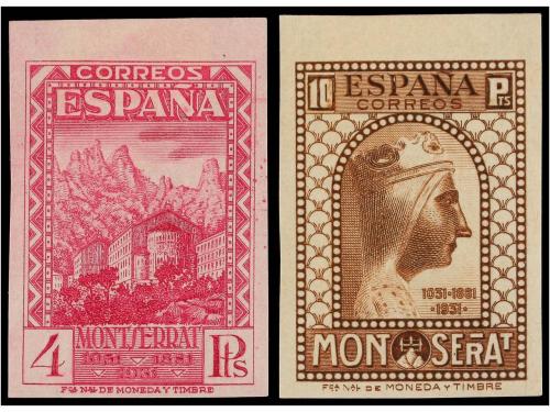 * ESPAÑA. Ed. 636/49s. SERIE COMPLETA SIN DENTAR. MAGNÍFICA.