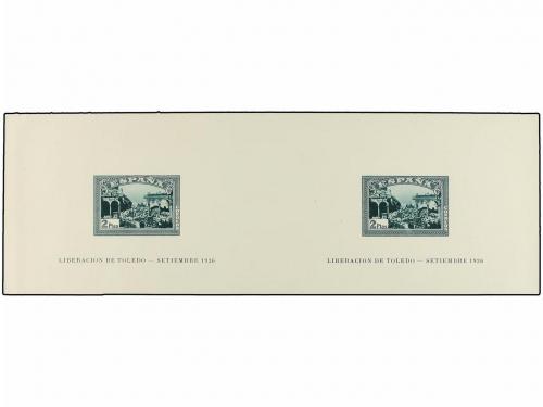 (*) ESPAÑA. Ed. 838/39 (2). HB SIN DENTAR en parejas horizon