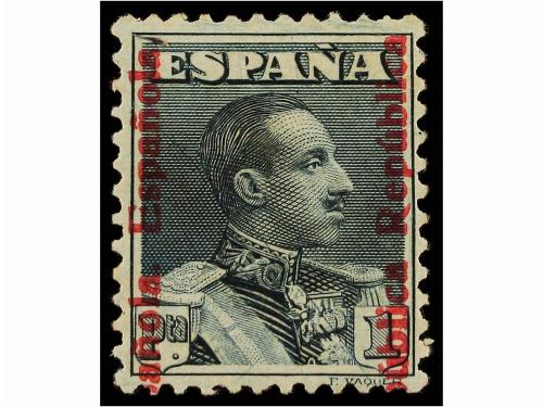 * ESPAÑA. Ed. 593/602hdh. CONJUNTO de diez sellos habilitaci