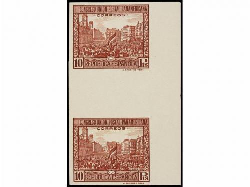 ** ESPAÑA. Ed. 604/13s. SERIE COMLPETA en parejas SIN DENTAR