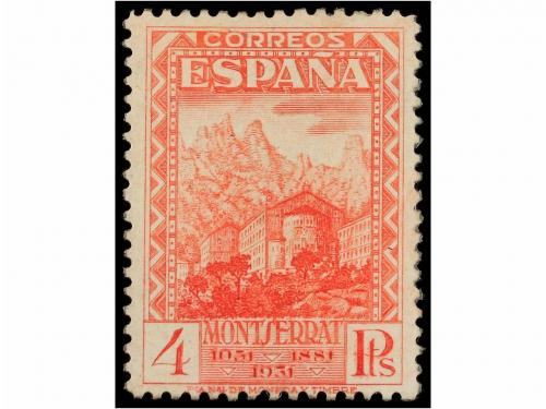 */(*) ESPAÑA. Ed. 642/44. COLORES CAMBIADOS. Cuatro sellos, 