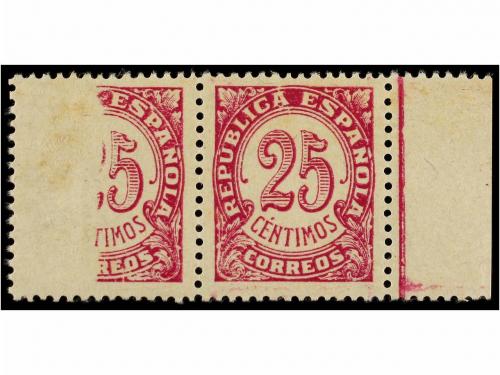 * ESPAÑA. Ed. 746, 748/50ip. 10 cts., 20 cts., 25 cts. y 30