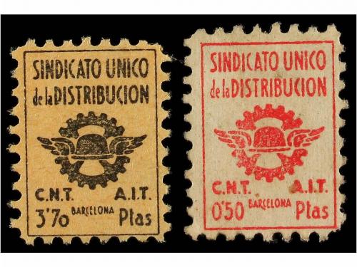 ESPAÑA GUERRA CIVIL. C.N.T./A.I.T. SINDICATO ÚNICO DE LA DIS