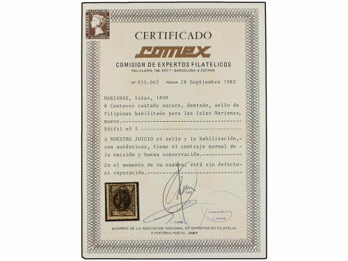 * COLONIAS ESPAÑOLAS: MARIANAS. Ed. 1/6. SERIE COMPLETA, cen