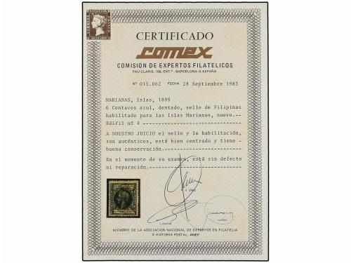 * COLONIAS ESPAÑOLAS: MARIANAS. Ed. 1/6. SERIE COMPLETA, cen