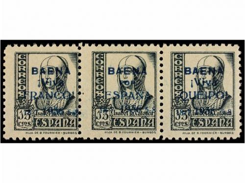 * ESPAÑA E. LOCALES PATRIOTICAS: BAENA. Ed. 16, 17, 19hcc. C