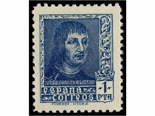 ** ESPAÑA. Ed. NE 58/59. NO EMITIDOS. 50 cts. y 1 pta. LUJO.