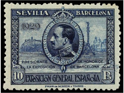 * ESPAÑA. Ed. 438, 446cc. CAMBIOS DE COLOR. 15 cts. verde y 