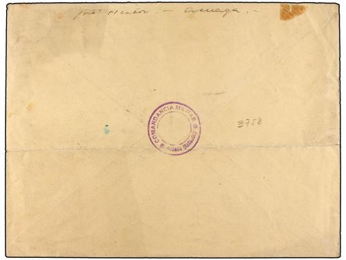 ¿ ESPAÑA E. LOCALES PATRIOTICAS: AZUAGA. Ed. 1/4. 1938. AZUA