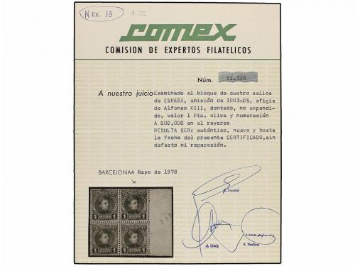 ** ESPAÑA. Ed. NE 13. NO EMITIDO. 1 pta. oliva. Centraje per