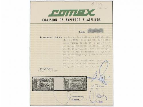 ** ESPAÑA. Ed. NE 32/33. NO EMITIDOS. TOMA DE TERUEL. Serie