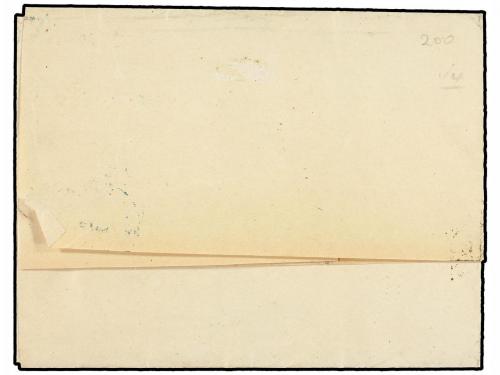 ¿ ESPAÑA. Ed. 40. 1857. PAMPLONA a VIANA. 4 cuartos rojo s.