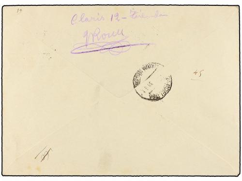 ¿ ESPAÑA. Ed. 767/68. 1938 (1 Junio). BARCELONA correo inter