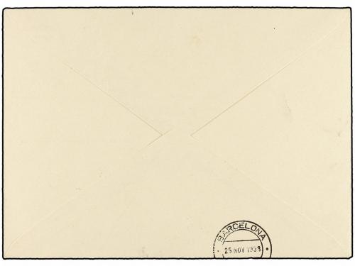 ¿ ESPAÑA. Ed. 792/800. 1938 (25 Noviembre). BARCELONA correo