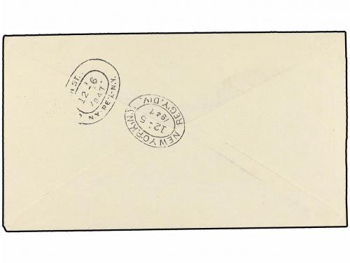 ¿ ESPAÑA. Ed. 1015/16. 1947 (1 Dic.). MADRID a U.S.A. Serie