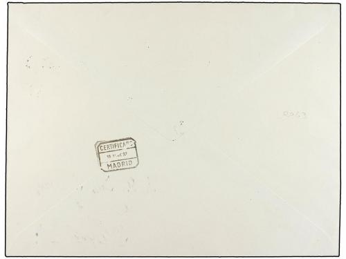 ¿ ESPAÑA. Ed. 392/401. 1927 (17 Mayo). MADRID correo interio