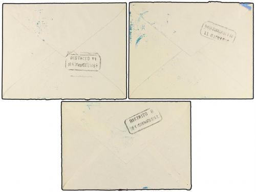 ¿ ESPAÑA. Ed. FR11, 13, 14. 1916 (22 Abril). MADRID correo i