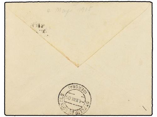 ¿ ESPAÑA. Ed. 266. 1905. MADRID a SAN FELIU DE GUIXOLS. 10 p