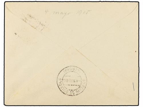 ✉ ESPAÑA. Ed. 263. 1905 (1 Mayo). MADRID a SAN FELIU DE GUIX