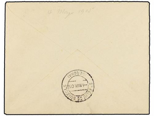 ✉ ESPAÑA. Ed. 262. 1905 (1 Mayo). MADRID a SAN FELIU DE GUIX