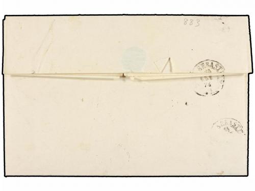 ¿ ESPAÑA. Ed. 133, 141. 1874. VERGARA a SAN SEBASTIÁN. 10 ct