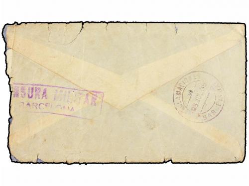 ✉ ESPAÑA GUERRA CIVIL. 1939. Sobre enviado desde el Campo de