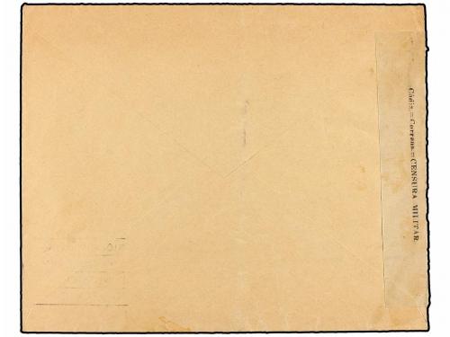 ¿ ESPAÑA GUERRA CIVIL. 1936. CÁDIZ a TETUAN. Precioso franqu