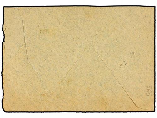 ¿ MARRUECOS. (1900 CA.). Envuelta con marca octogonal de CAS