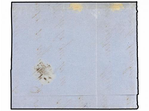 ¿ MARRUECOS. (1877 CA.). Gran fragmento de carta circulada d