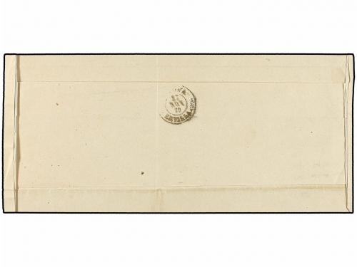 ¿ MARRUECOS. 1870. RABAT a OSUNA. Impreso circulado con sell