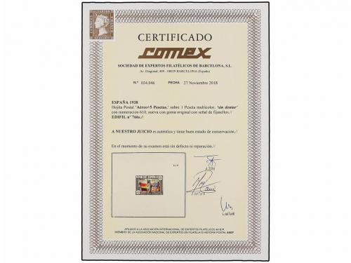 * ESPAÑA. Ed. 766s. HB. Aéreo + 5 pts. multicolor SIN DENTAR