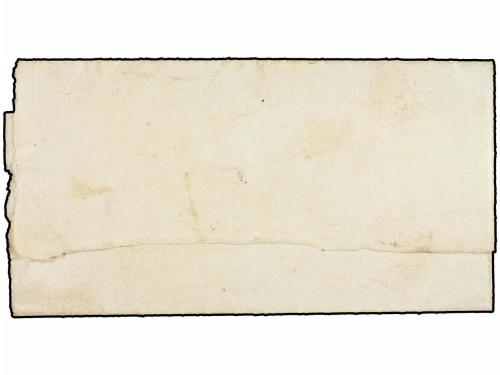 ¿ ESPAÑA. 1873. Envuelta circulada a VALCARLOS. Marca ovalad