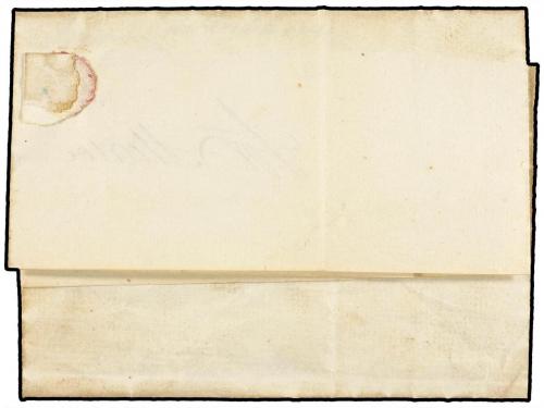 ¿ ESPAÑA. 1875. MAYA a ECHALAR. Marca de franquicia DIOS, PA