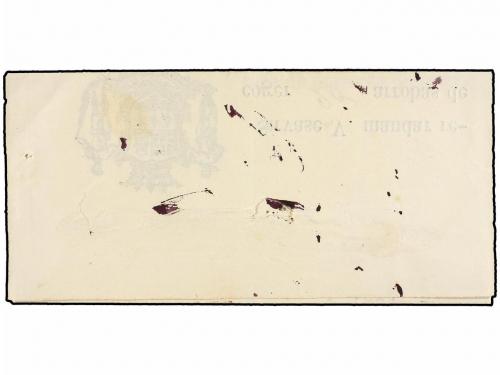 ✉ ESPAÑA. 1874. AZPEITIA a LEGAZPIA. Fechador AZPEITIA/GUIPU