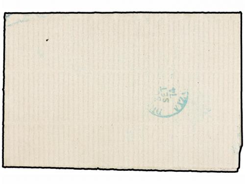 ¿ ESPAÑA. 1874. ORDUÑA a DURANGO. Fechador ORDUÑA/VIZCAYA en