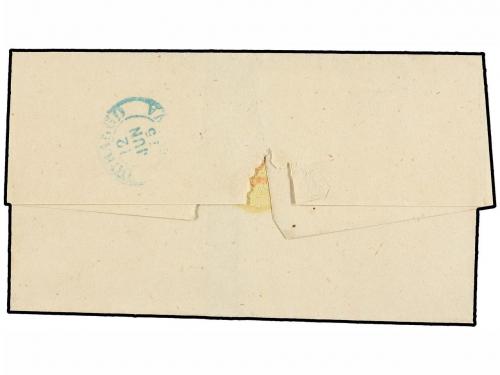 ¿ ESPAÑA. 1875. GUERNICA a DURANGO. Fechador GUERNICA/BILBAO