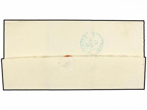 ¿ ESPAÑA. 1874. BARACALDO a DURANGO. Marca circular ELORRIO/